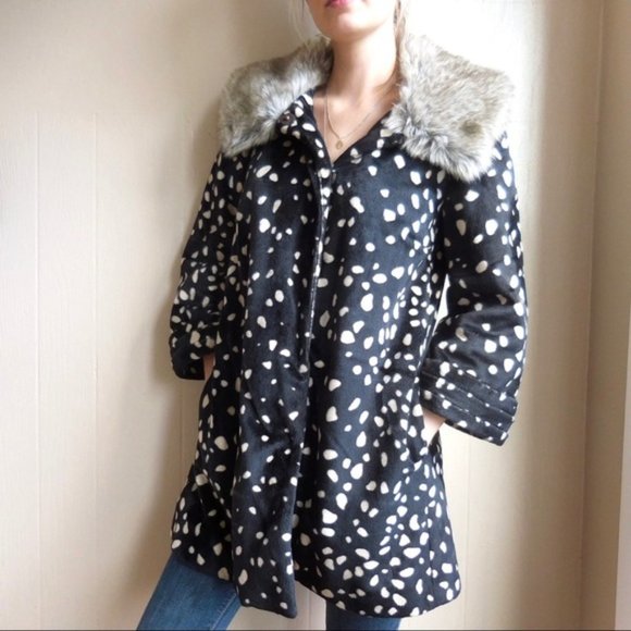 Anthropologie Jackets & Blazers - Anthropologie Elevenses Draconid Faux Fur Coat
